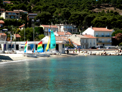 Vue du Centre Nautique de Saint Mandrier